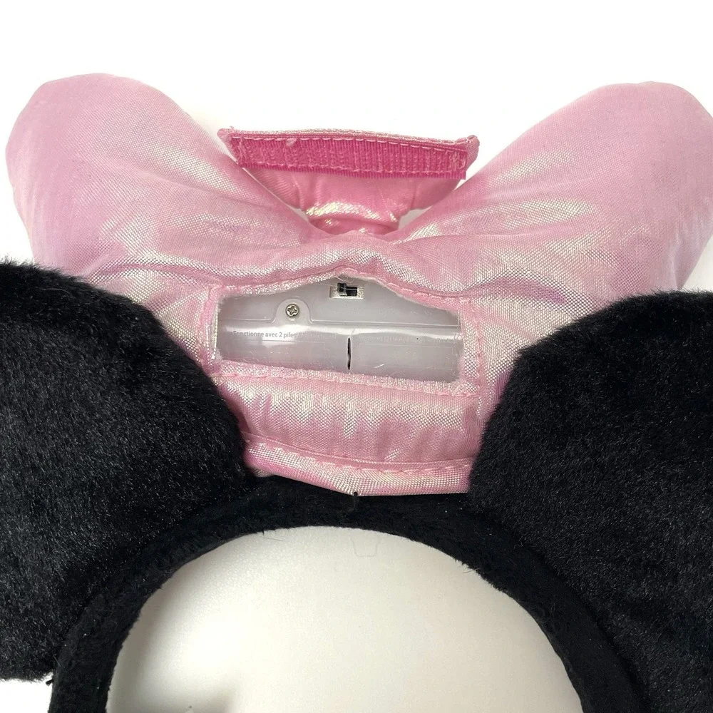 Disney's Minnie Mouse Pink Puffy Bow Disney‎ Parks Light up Headband